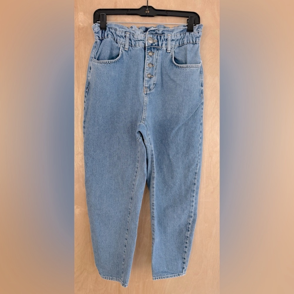 Zara High Waist Paperbag Jeans - Picture 7 of 14